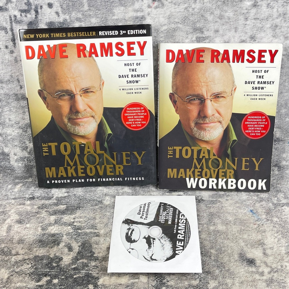 Dave Ramsey Total Money Makeover 3rd Ed Bundle Workbook Personal Testimony CD